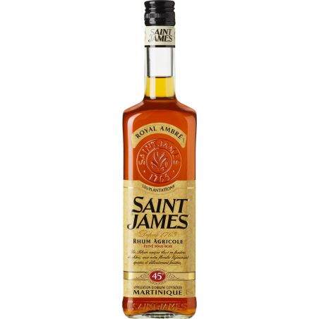 Saint James Rhum Royal Ambré Agricole 45% : La Bouteille De 70 Cl