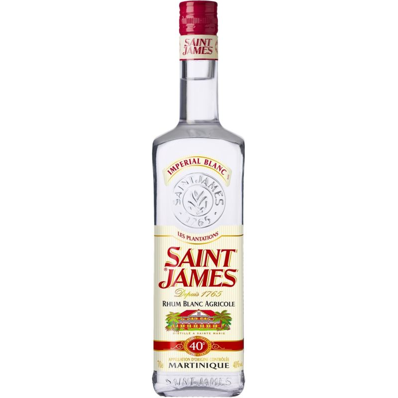 Saint James Rhum Blanc Agricole Impérial 40% : La Bouteille De 70Cl