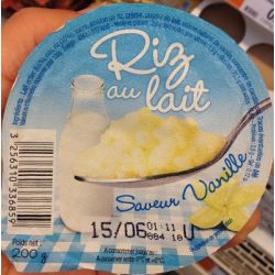 1Er Prix Riz Au Lait Vanille 200G