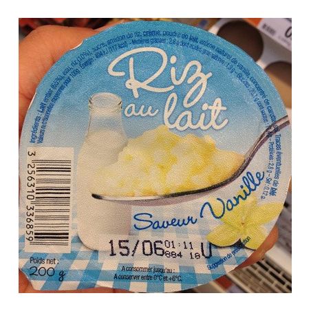 1Er Prix Riz Au Lait Vanille 200G