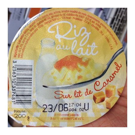 1Er Prix 200G Riz Lait Caramel