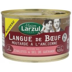 Larzul Langue De Boeuf Moutarde À L'Ancienne 410G