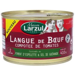 Larzul Langue De Boeuf Compotée Tomates 410G