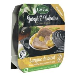 Larzul Langue De Bœuf En Assiette Micro-Ondable Sauce Madère Et Ses Pommes Terre 285G