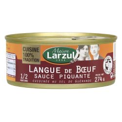 Larzul Langue De Bœuf Sauce Piquante : La Boite 274 G