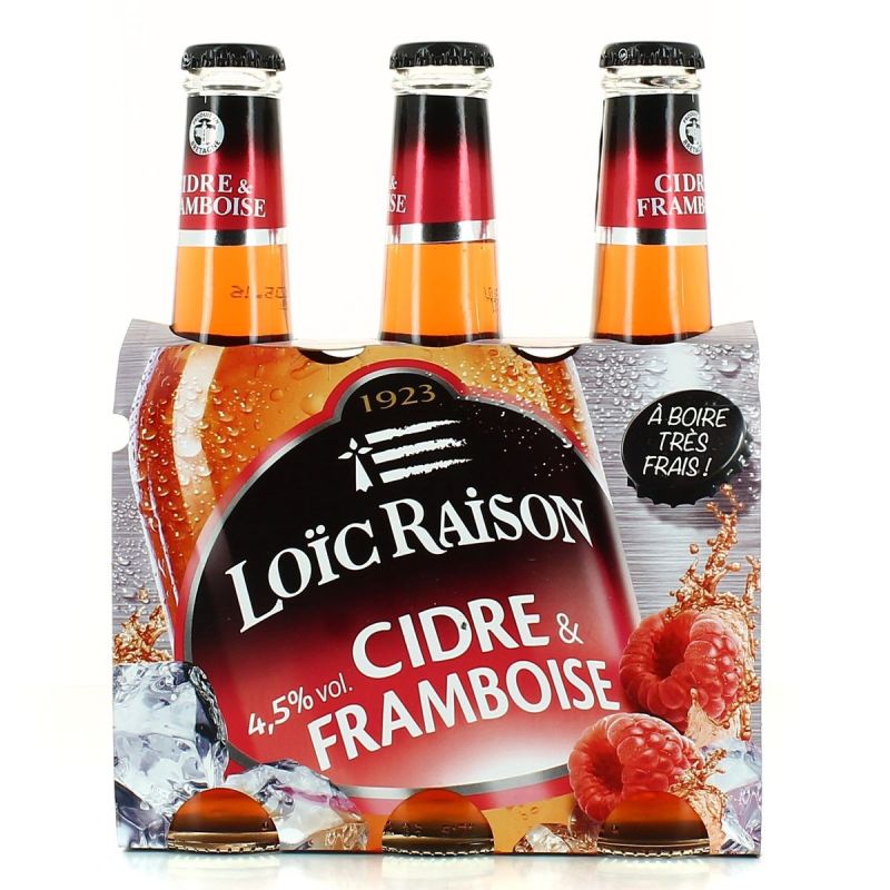 Loic Raison Pack 3X27.5Cl Cidre Et Framboise 4,5°
