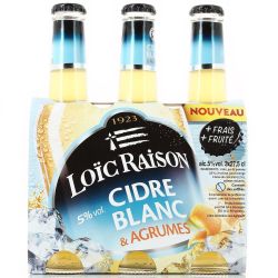 Loic Raison Pack 3X27,5Cl Cidre Blanc 5°