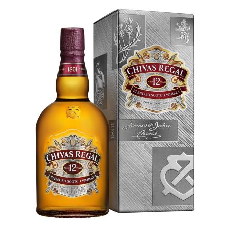 Chivas Regal Whisky 12 Ans D'Âge 40% : La Bouteille D'1L