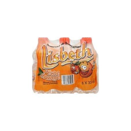 Soultzmatt Lisbeth Eau De Source Arôme Pêche Orange 6X33Cl