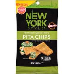 New York Style Parmesan Garlic + Herb Pita Chips 227G