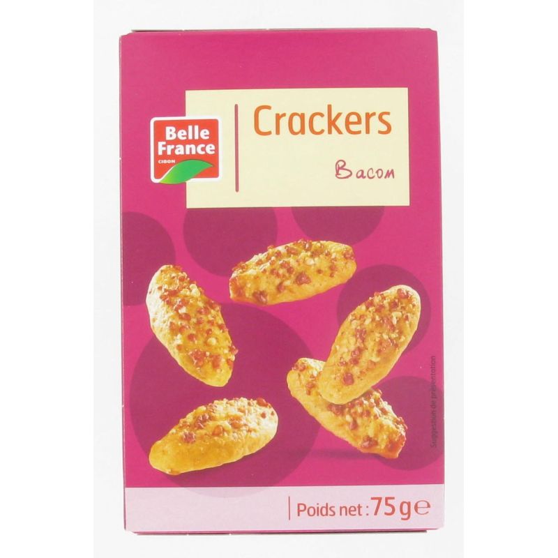 Belle France Crackers Bacon Et.75G Bf