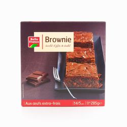 Belle France Brownie Chocolat+Pepites Choco.285G