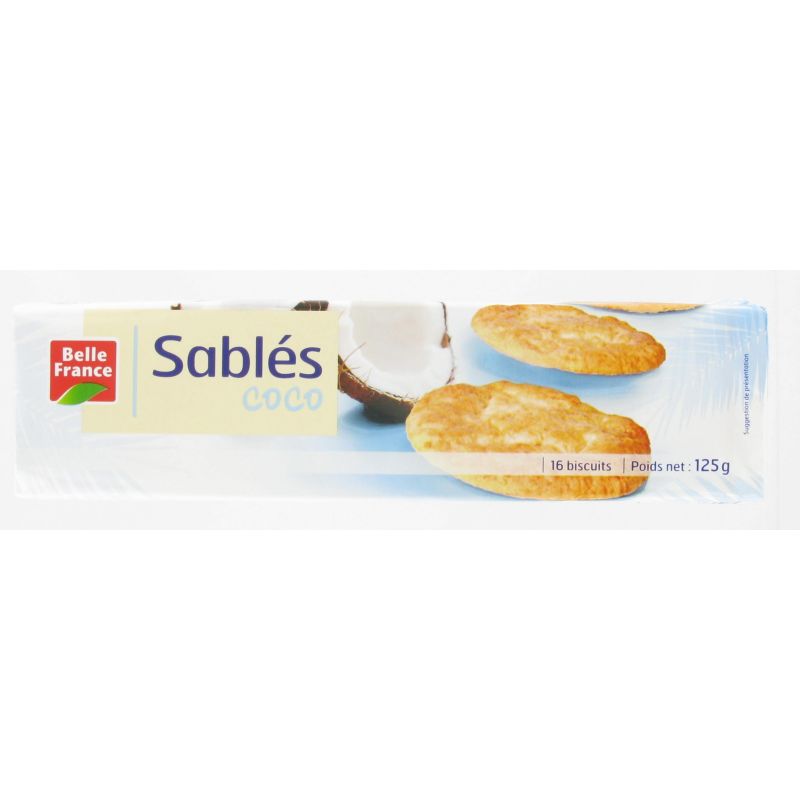 Belle France Sable Noix De Coco125G.Bf