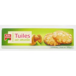 Belle France Tuiles Amandes 100G. Bf