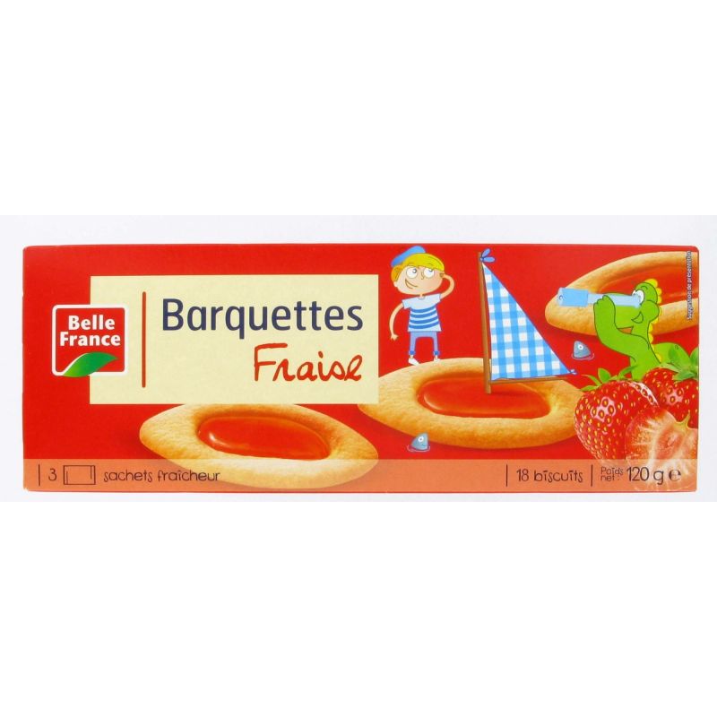 Belle France Barquettes Fraise 120G.Bf