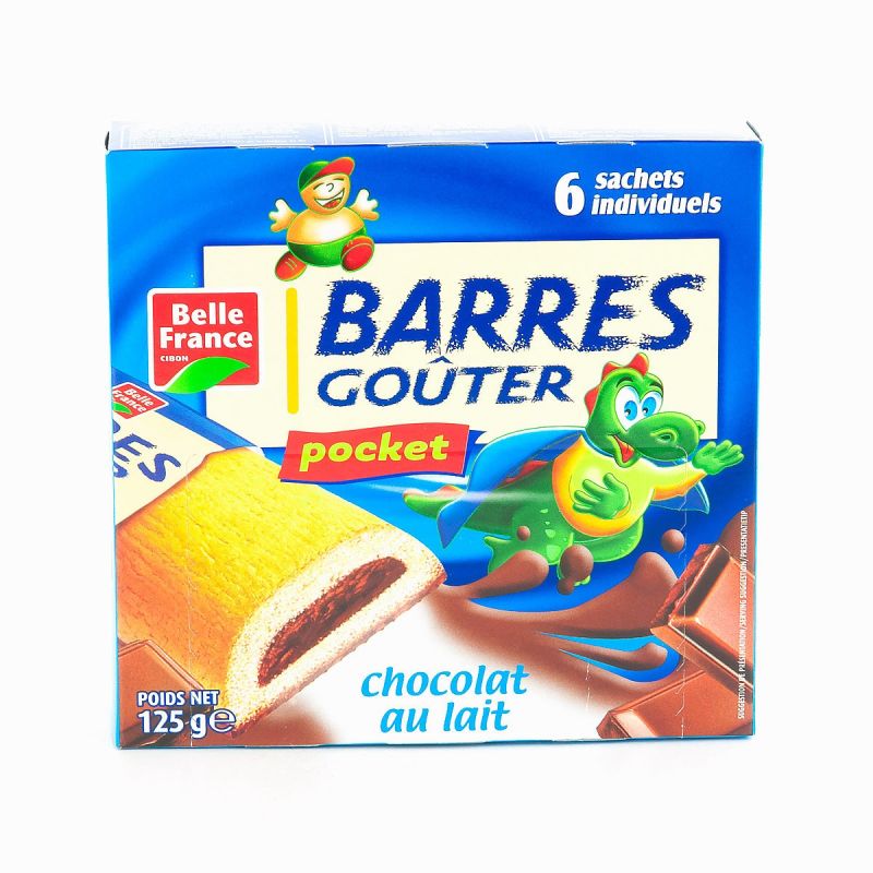Belle France P6 Barre.Choc.Lait 125 Bf