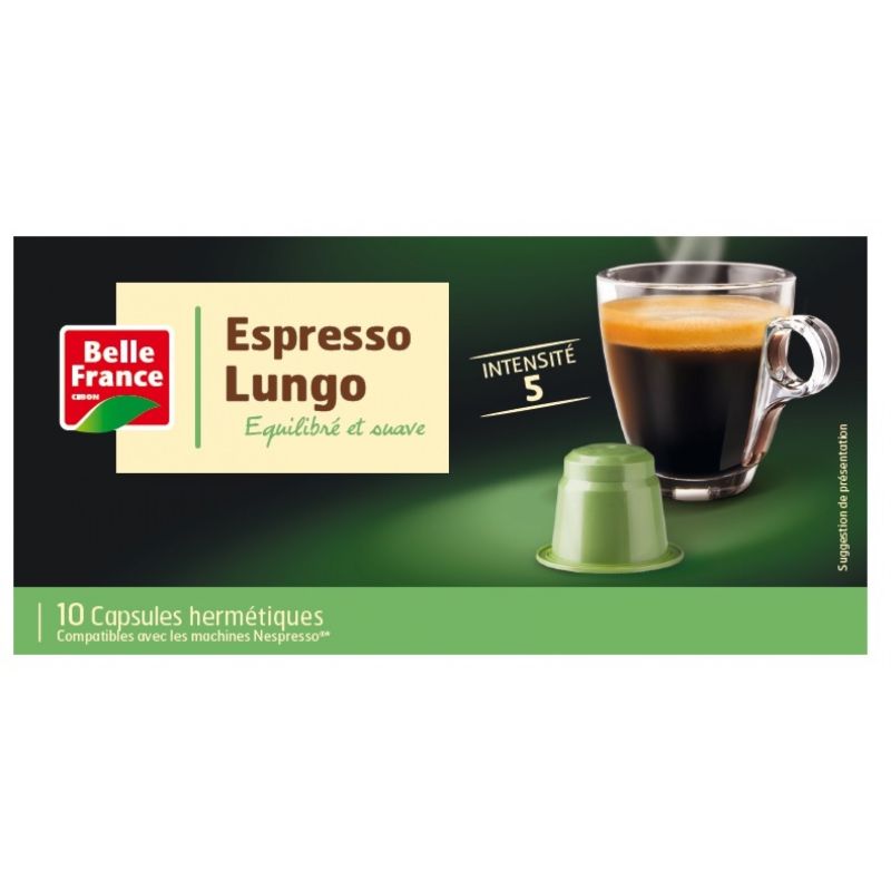 Belle France Et.10 Capsules Cafe Longo