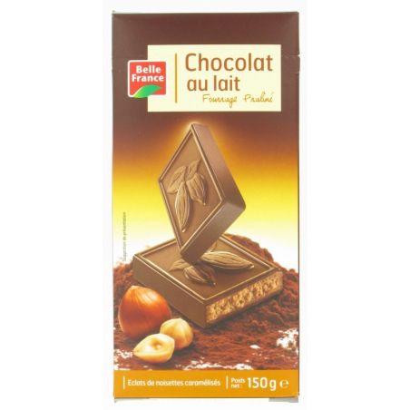 Belle France Tab150Choco Lait Prali.Bf