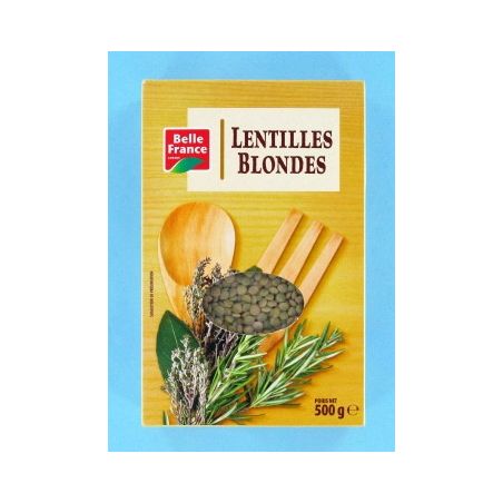 Belle France Lentilles Blondes Etui Carton 500G