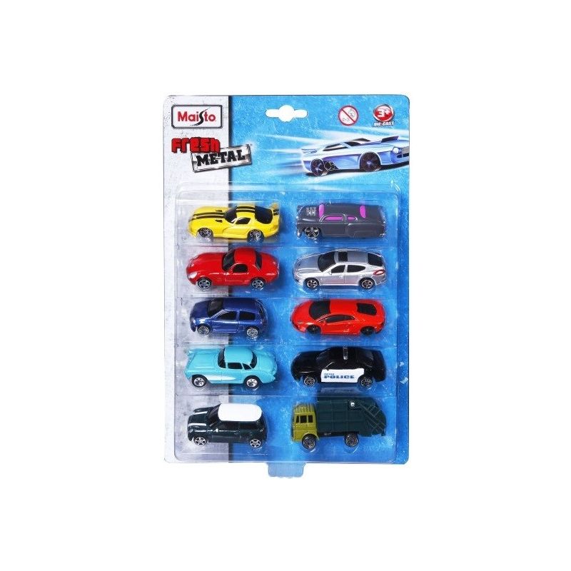 Maisto Tech Im/Pack De 10 Voitures