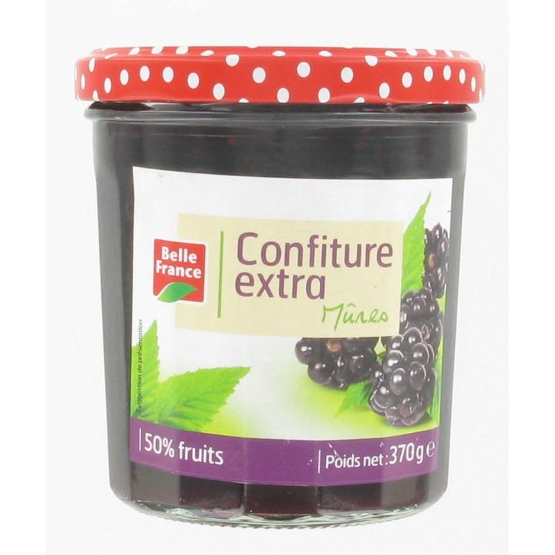 Belle France Confiture Mures 370G. .Bf