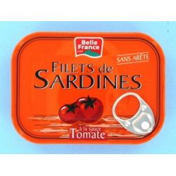 Belle France 1X6 Filet Sardine Tom. Bf