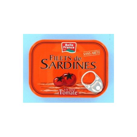 Belle France 1X6 Filet Sardine Tom. Bf
