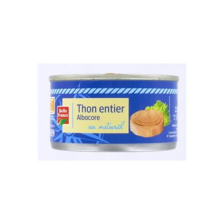 Belle France 1/6 Thon Entier Albacore Au Naturel