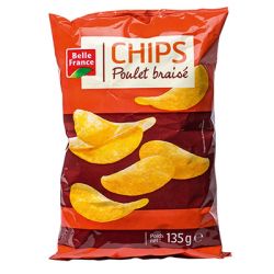 Belle France Chips Poulet Braise 135G
