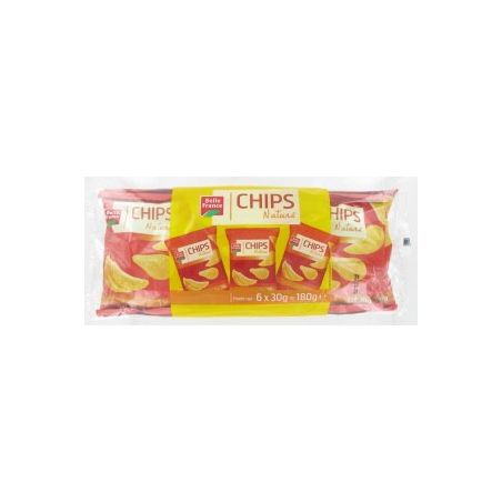 Belle France Sachet 6 Chips Nature 30G
