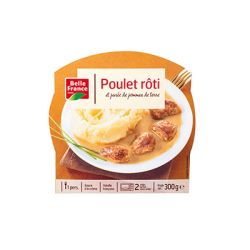 Belle France Bq.Poulet Roti Et Puree 300G Mic-Ondable B.France