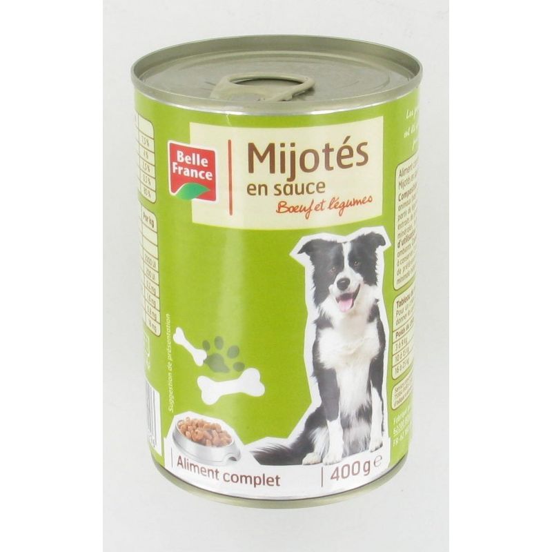 Belle France 1/2 Mijote Boeuf Legumes Chien