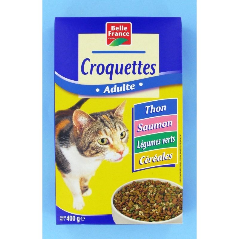 Belle France Croq.Saumon Chat 400G Bf