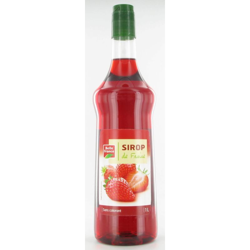 Belle France Sirop Fraise 1L Pet Bf