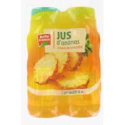 Belle France Pet 4X20Cl Jus Ananas Bf