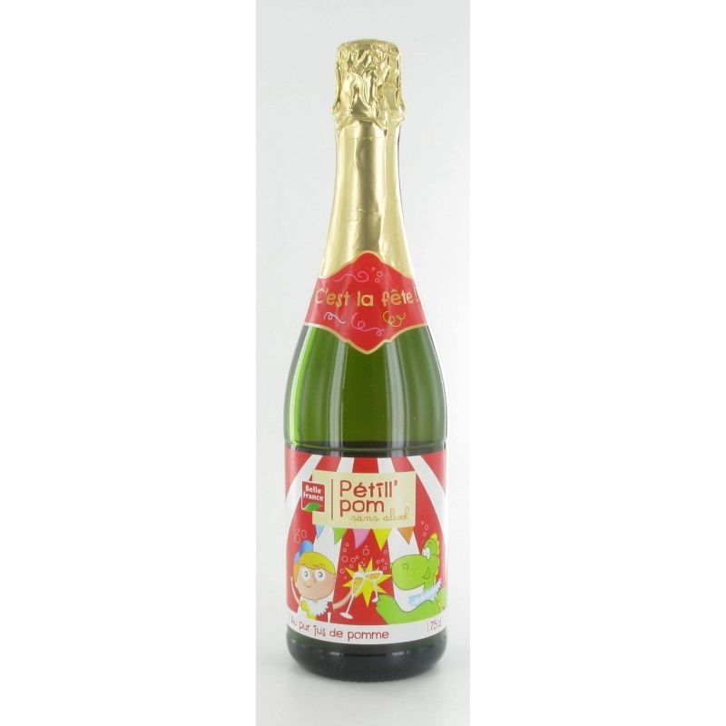 Jus de Pomme Pétillant -sans alcool- 75cl