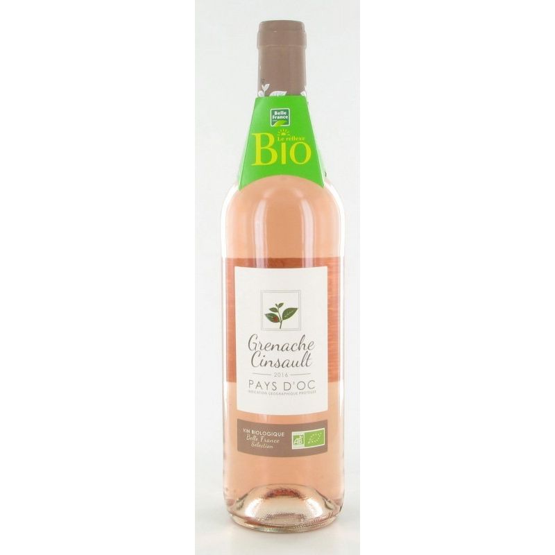 Belle France Cinsault Rose Bio Igp Oc 2016 75Cl