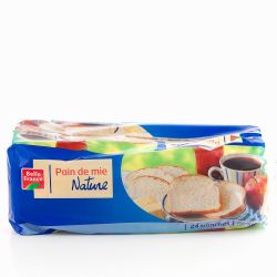 Belle France Pain Mie Nature 500G. Bf
