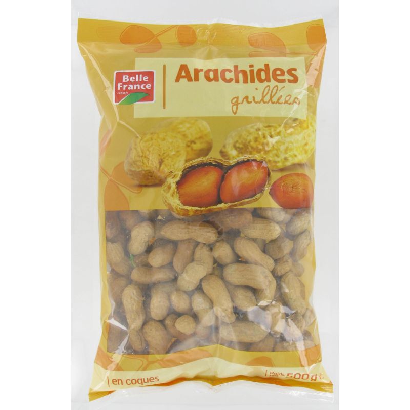 Belle France S.Arachide Coque 500G Bf