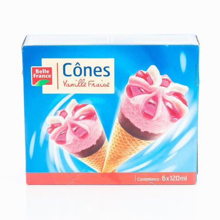 Belle France B6.Cones Vanil/Fraise Bf