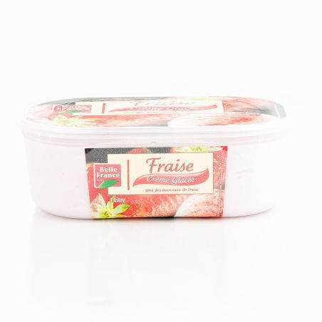 Belle France Bac 1L.Glace Fraise Bf