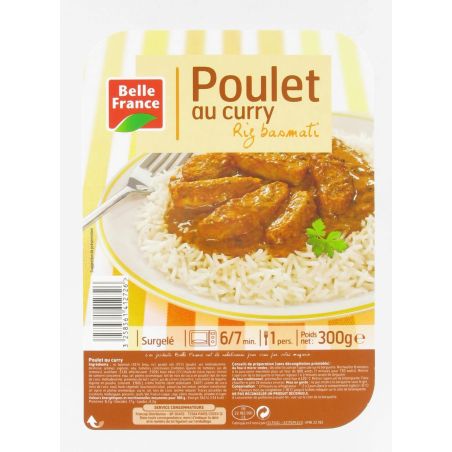 Belle France Poulet Curry Et Riz 300Bf