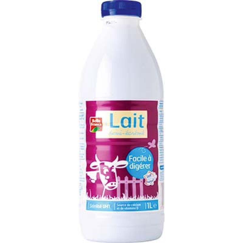 Belle France Bv 1L Lait Delact.1/2E.Bf