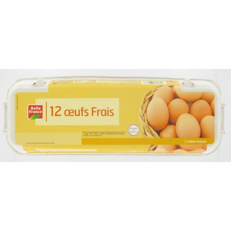 Belle France Bte12 Œufs Frais Moy. Bf