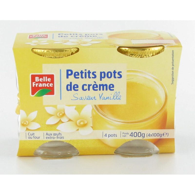 Belle France Ptit Pot Creme Vanilx4 Bf