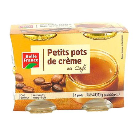 Belle France Petit Pot Creme Cafex4 Bf