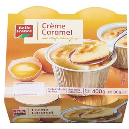 Belle France Creme Caramel 4X100G Bf