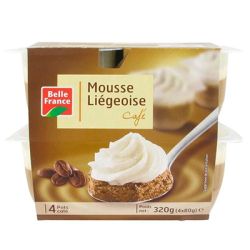 Belle France Mousse Liegeoise Cafex4Bf