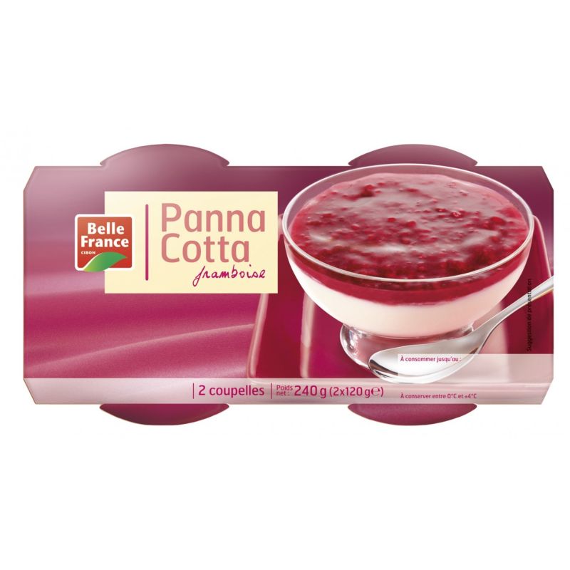 Belle France Panna Cotta Framboisex2Bf