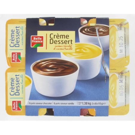 Belle France Crem.Dessert Panachx12 Bf